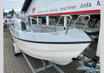 Ryds 486 BF Med 50 hk Mercury-Efi 4 Takt - 1000 kg Brenderup Bådtrailer - Anvisningssalg Motorboat 2024, with Mercury engine, Denmark