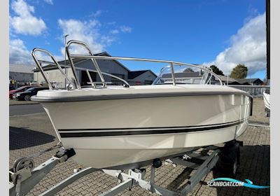 Ryds 548 sport med Mercury F100 EFI ELPT og Nysynet Brenderup 1300 kg trailer - Anvisningssalg Motorboat 2019, with Mercury engine, Denmark