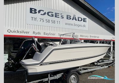 Ryds 548 sport med Mercury F100 EFI ELPT og Nysynet Brenderup 1300 kg trailer - Anvisningssalg Motorboat 2019, with Mercury engine, Denmark
