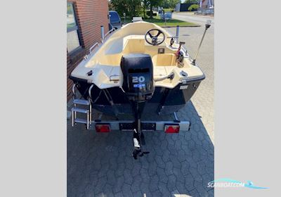 Sea Explorer 440 Dzeta Styrepult m/Mercury F20 hk EL 4-Takt og Brenderup Trailer Motorboat 2017, with Mercury engine, Denmark