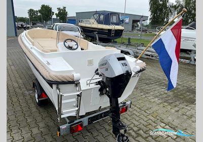 Searider sloep 500 Retro Motorboat 2021, with Mariner engine, The Netherlands