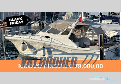 Sette Mari F 35 Open America Motorboat 1994, with Caterpillar engine, Italy