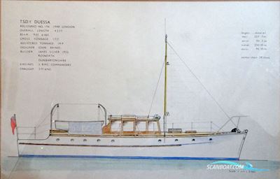 Silver Klassiek Motorjacht 12.80 Tsdy Motorboat 1935, with 2x Bmc<br />2x Commander Mkii engine, The Netherlands