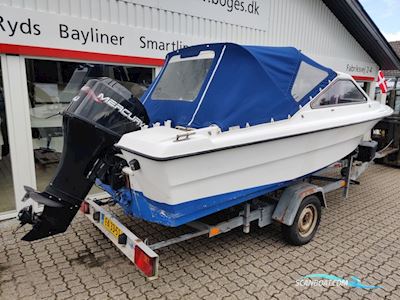 Skibsplast 17 HT Med 40 hk Mercury 4-Takt Elpt 4-Cyl. - Solgt Motorboat 2025, with Mercury engine, Denmark