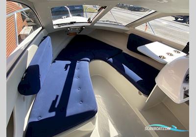 Skibsplast 555 HT m/Honda F100 hk og Brenderup Trailer Motorboat 2004, with Honda engine, Denmark