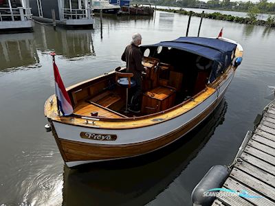 Sloep Noorse Kotter Motorboat 1966, with Sabb Volvo engine, The Netherlands
