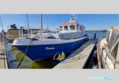 Staack- Werft Lübeck ex Polizeiboot Trave Motorboat 1991, with Mtu TE91 engine, Germany