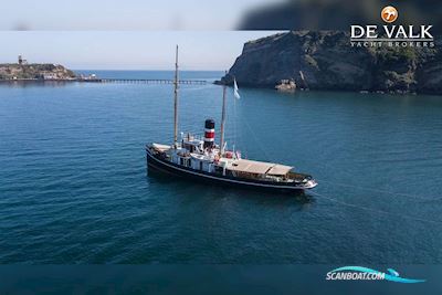 Steam Tug 31M Motorboat 1895, with Rennoldson & Son engine, Italy