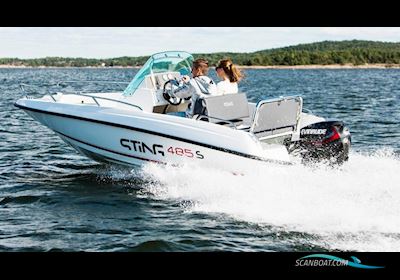 Sting 485 S Motorboat 2025, with Yamaha F40Fetl engine, Denmark