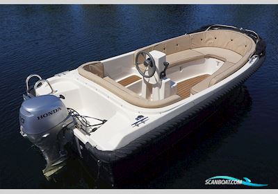 Sunrise 430 Black Edition Motorboat 2009, with Honda engine, The Netherlands