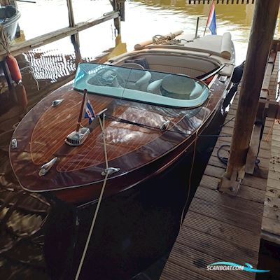 Swiss Craft Riviera Runabout Motorboat 1962, with Chevy engine, The Netherlands