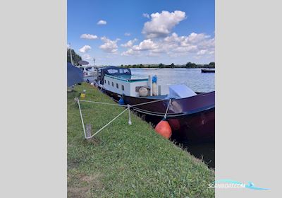 Tjalk Motortjalk 14.80 Motorboat 1906, with Compleet Gereviseerd engine, The Netherlands