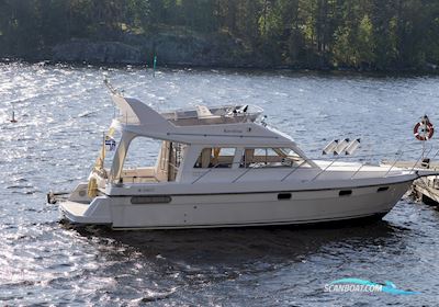 Tristan 345 Flybridge Motorboat 1999, with Mercruiser 7,3l D-Tronic, Model4-D72010M1, V8 Diesel+Bravo3 Sterndrive engine, Finland