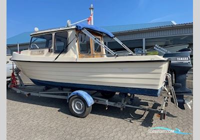 Uttern 6000 med Yamaha 60 hk samt Brenderup trailer (Nysynet) Motorboat 1989, with Yamaha engine, Denmark