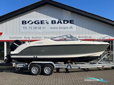 Uttern D62 med F115 Mercury-EFI 4 takt og Buggi bådtrailer Motorboat 2014, with Mercury engine, Denmark