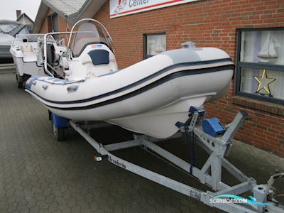 Valiant V-570 Rib m/Mercury F150 hk Efi 4-Takt og Brenderup Trailer - NU Nedsat KR. 15.000,- ! Motorboat 2008, with Mercury engine, Denmark