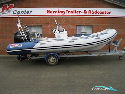 Valiant V-570 rib m/Mercury F150 hk EFI 4-takt og Brenderup trailer Motorboat 2008, with Mercury engine, Denmark
