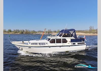 Valkkruiser 12.30 AK Cabrio Motorboat 1978, with DAF engine, The Netherlands