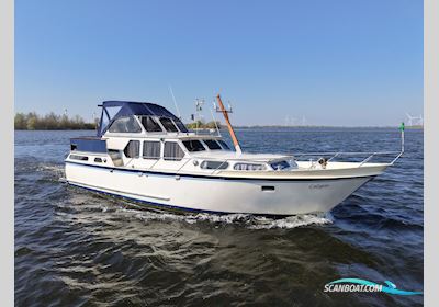 Valkkruiser 12.30 AK Cabrio Motorboat 1978, with DAF engine, The Netherlands