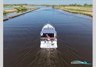 Valkkruiser 12.50 AK Cabrio Motorboat 1994, with John Deere engine, The Netherlands