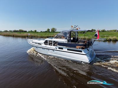 Valkkruiser 12.50 AK Cabrio Motorboat 1994, with John Deere engine, The Netherlands