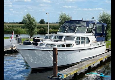 Valkkruiser 12.70 AK Cabrio Motorboat 1976, with Mitsubishi engine, The Netherlands