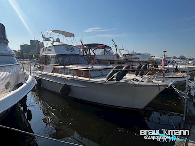 Vertens Kreuzer 42 Motorboat 1967, with Mercedes engine, Germany