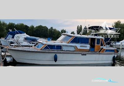 Werftbau 10.0 Motorboat 1989, with Mercedes engine, Germany