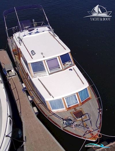 Werftbau 10.0 Motorboat 1989, with Mercedes engine, Germany
