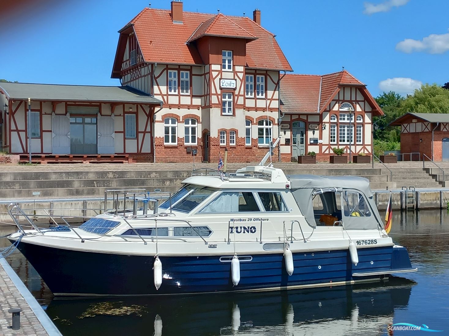 Westbas 29 Offshore Motorboat 2004, with Yanmar engine, Germany