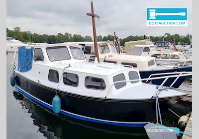 Woudenberg kruiser 720 Motorboat 1985, with Albin engine, The Netherlands