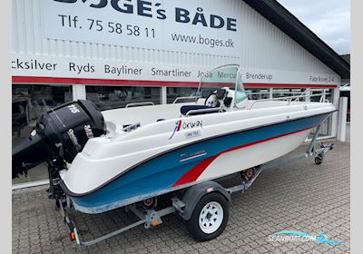 X Enes Explorer 570 Med Mercury 115 HK Optimax og Tysse Bådtrailer Motorboat 2004, with Mercury engine, Denmark