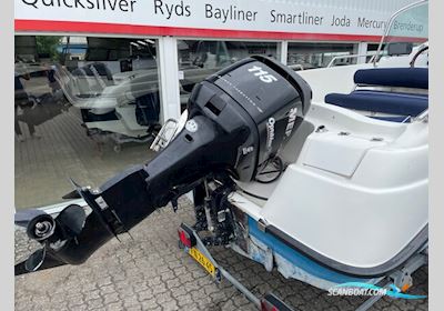 X Enes Explorer 570 Med Mercury 115 HK Optimax og Tysse Bådtrailer Motorboat 2004, with Mercury engine, Denmark