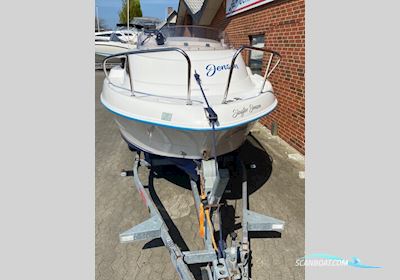 Ørnvik 430 Flamingo m/Mercury F50 hk Efi og Brenderup Basic Motorboot 2007, mit Mercury motor, Dänemark