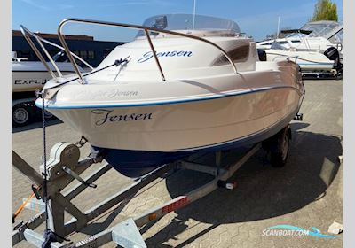 Ørnvik 430 Flamingo m/Mercury F50 hk Efi og Brenderup Basic Motorboot 2007, mit Mercury motor, Dänemark