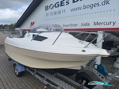 Ørnvik 470 Cruiser Med 50 hk Yamaha-Efi F50 4 Takt og 161000B Brenderup Bådtrailer Motorboot 2008, mit Yamaha motor, Dänemark