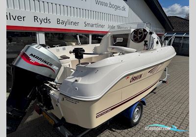 Ørnvik 510 Cruiser Med F60 Mariner-Efi og Nysynet Brenderup 1000 kg Trailer Motorboot 2004, mit Mariner motor, Dänemark