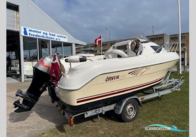 Ørnvik 510 Cruiser Med Mariner F60 Samt Variant Trailer Motorboot 2003, mit Mariner motor, Dänemark