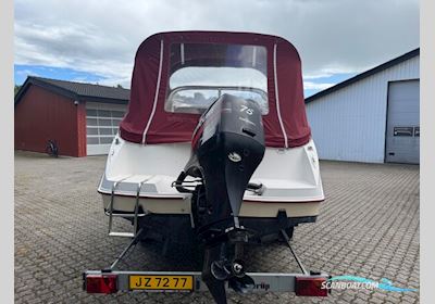 Ørnvik 540 Cruiser Med F75 Mercury 1,6L 16V 4 Takt og 1500 kg Brenderup Trailer Motorboot 2003, mit Mercury motor, Dänemark