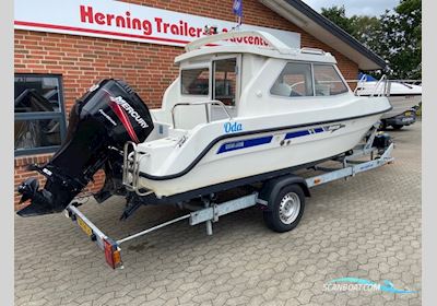 Ørnvik 566MC m/Mercury F90 hk og Variant Trailer Motorboot 1996, mit Mercury motor, Dänemark
