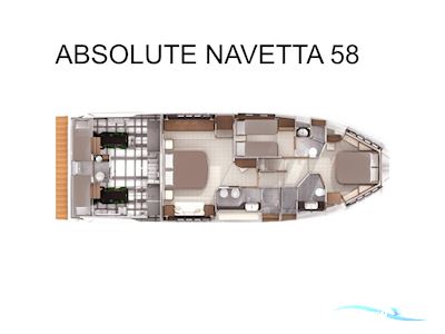 Absolute Navetta 58 Motorboot 2017, mit Volvo Penta motor, Griechenland