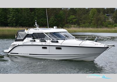 Aquador 28 HT Motorboot 2021, mit  Mercury Diesel motor, Sweden