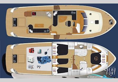 Aquanaut European Voyager 1400 II Motorboot 2026, mit Vetus Deutz VD6 motor, Niederlande
