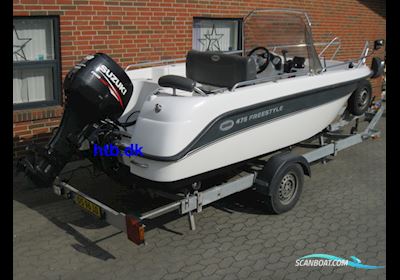 Askeladden 475 Freestyle m/Suzuki DF50 hk EFI 4-takt - NU NEDSAT KR. 15.000,- ! Motorboot 2010, mit Suzuki motor, Dänemark
