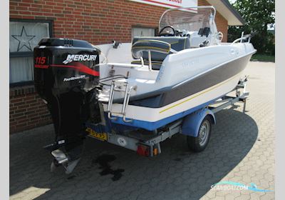 Askeladden 525 Excell m/Mercury F115 hk EFI og Brenderup trailer Motorboot 2005, mit Mercury motor, Dänemark