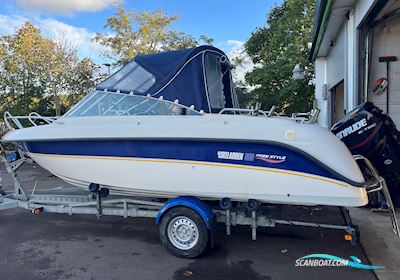 Askeladden 585 Freestyle Motorboot 2002, mit Evinrude motor, Dänemark