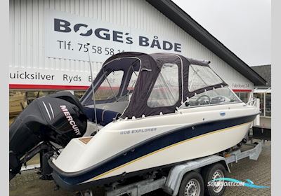 Askeladden 605 Explorer Med 150 hk Mercury Verado og 2500 kg Bådtrailer Motorboot 2007, mit Mercury motor, Dänemark