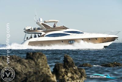 Azimut 68E Motorboot 2005, mit MTU 12V 183TE 93 motor, Griechenland
