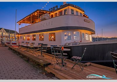 Båd Cafe Sorte Louis Motorboot 1950, mit Engine Type 1 Stk. 4-Cylindret 2-Takt Alpha Diesel, 119 hk,Hk 119,Diesel motor, Dänemark