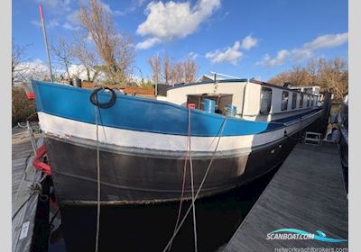 Barge De Hoop 91x17 Motorboot 1931, mit Mann 6 Cylinder motor, England